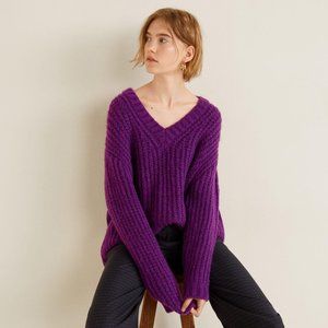 NWT MANGO Chunky Knit Sweater Size M
